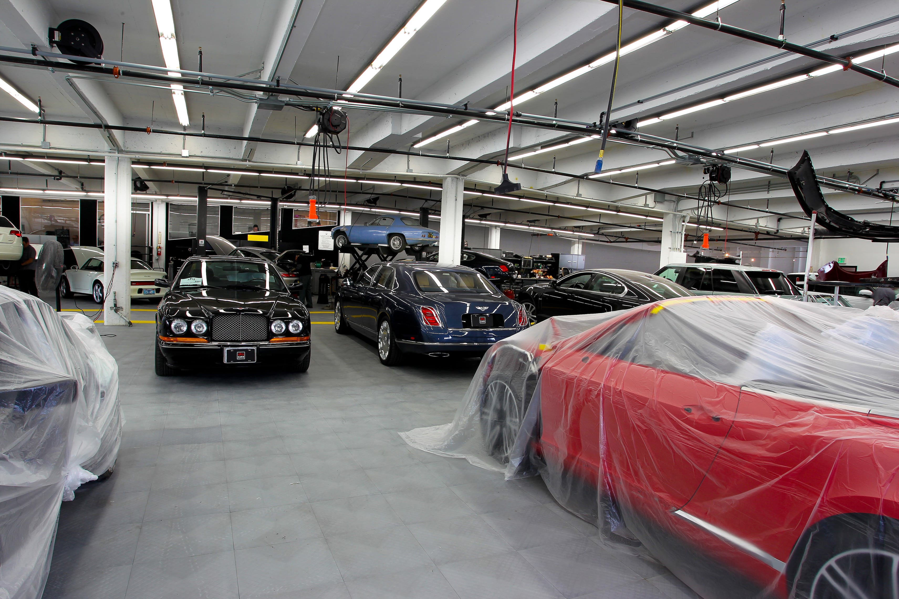 Inside cars Dawydiak body shop